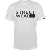 Muška majica kratkih rukava Street wear 011 Sepia, Bela