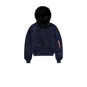 ALPHA INDUSTRIES Zimska jakna 45/P Hooded Custom mornarska