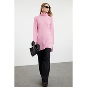 Trendyol Pink Turtleneck Knitwear Sweater