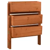 Sklopiva vrtna sadilica narancasta 60 x 14 x 75 cm od jelovine