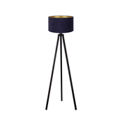 Brilagi - Stojeća lampa VELVET 1xE27/60W/230V wenge/plava
