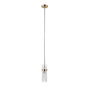ITALUX PND-40760-1-HBR - Luster na sajli TARASO 1xE14/40W/230V zlatna