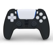Playstation 5 silikonska prevleka za DualSense 5 kontroler, črna (PS5)