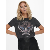 Black womens T-shirt ONLY Lucy
