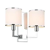 Open Design OR81497 - Zidna lampa CASA 2xE14/12W/230V sjajni hrom/krem