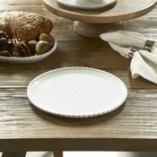 Elegant Twist bel krožnik za večerjo