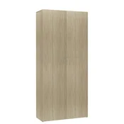 Vidaxl omara za čevlje sonoma hrast 80x35,5x180 cm iverna plošča