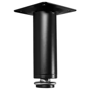 KERAMIA FRESH nastavljiva višina noge 100-110 mm, črna mat - Črna - Aqualine - 24 - Jeklo - 14