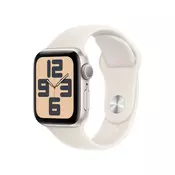 Apple Watch SE GPS 40 mm zvjezdano aluminijsko kućište sa zvjezdanim sportska narukvica-om - M/L