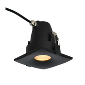 Azzardo AZ5392 -Ugradbena svjetiljka za kupaonicu ROMOLO 1xGU10/50W/230V IP65 crna