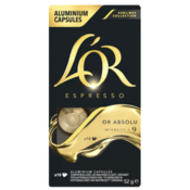 Aluminijaste kapsule LOR Espresso ali Absolu za Nespresso 10 kos