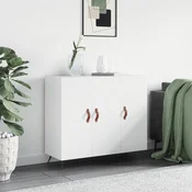 Vidaxl vidaXL Omarica, bela, 90x34x80 cm, material na osnovi lesa