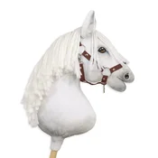 BB Nastavljiva ovratnica za konje Hobby Horse A3 - rjava