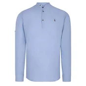 G783 DEWBERRY JUDGE COLLAR MENS SHIRT-BLUE