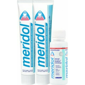Meridol Duopack 2x75 ml pasta za zube + vodica za usta 100 ml gratis
