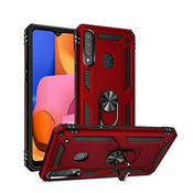 MaxMobile maska Xiaomi Redmi 12C ANTI-SHOCK WITH RING II: crvena