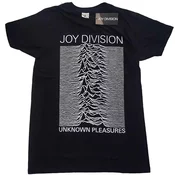 Joy Division Unknown Pleasures White On Black Black XL Majica