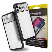 WOZINSKY Wozinsky magnetni drsni ovitek za kamero 360 popolnoma magnetni ovitek za Huawei P40, zaščitni ovitek za zaslon, črne barve