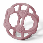 BABYONO Glodalica silikonska ortho lopta - roze