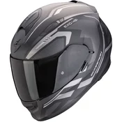 Integrální helma na motorku Scorpion EXO-491 KRIPTA matná cerno-stríbrná