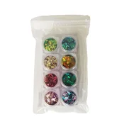 Holographic Glitter za nokte set 8/1