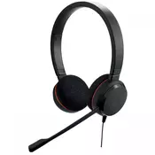 Jabra EVOLVE 20 UC Stereo USB Headband, Noise cancelling, USB connector, with mute-button and volume control on the cord, with foam ear cushion (4999-829-209)