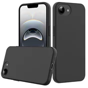 GS Ovitek za iPhone 17e/16e, silikonski MagSafe, črn