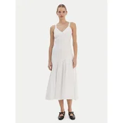 DKNY Poletna obleka P5JNCD88 Écru Regular Fit