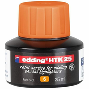 Edding Nadomestno črnilo za označevalnik Eco - HTK 25, oranžno
