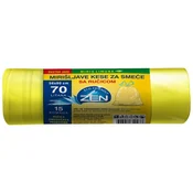 Zen kese za smece 56CMX80CM 70L sa rucicom limun