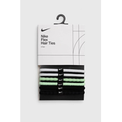 Elastike za lase Nike 6-pack črna barva