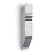 Durable Nosac brošure 1709763010 Bijela DIN A4 visok 240 mm x 1115 mm x 135 mm Broj pretinaca 12