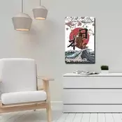 Wallity Dekorativna slika na platnu, 45x70cm, Šarena