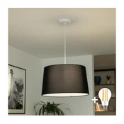 Brilagi - LED luster na sajli CERIA 1xE27/40W/230V precnik 45 cm crna