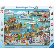RAVENSBURGER 24 delna sestavljanka Dan v pristanišču 061525