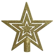 Novogodišnji ukras vrh za jelku Zvezda/ zlatna
