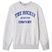 Ženski pulover CCM Athleisure Crew Grey Melange S