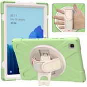 Nikcorp Robusna zaštitna maska za Galaxy Tab S7 12.4 s rotirajucim stalkom, ruckom i naramenicom, zelena
