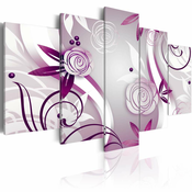 Slika - Violet roses 100x50
