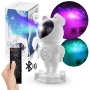 Projektor LED Astronaut, s bluetooth reproduktorom - Hviezdy a Galaxia
