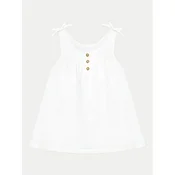 United Colors Of Benetton Poletna obleka 4BE7GV01C Bela Regular Fit