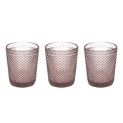 Tognana Set caša Diamante Ciclamino, 3 komada