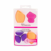 Real Techniques Brushes darilni set gobica Sculpting Sponge 1 kos + gobica Complexion Sponge 2 kos + gobica Mini Eraser Sponge 3 kos
