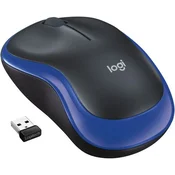 LOGITECH miš M185-crni/plavi