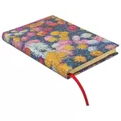 Paperblanks Monet’s Chrysanthemums, midi, črtni, trde platnice