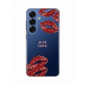 Maska za Samsung Galaxy S25 5G Just Love Pink, Silikonska, Print Skin