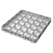 Nastavek košare half drop 500x500 mm siv, model E2, Cambro, število predelkov: 25 (5x5), dimenzija predelka: 89x89 mm, svetlo siva, 499x499x(V)51 mm