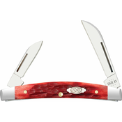 Case Cutlery Small Congress Dark Red Bone