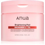 Anua Niacinamide 5% + TXA Brightening Pad tonizirajoče blazinice za osvetljevanje kože in hidratacijo 60 kos
