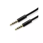 SBOX kabel 3,5-3,5mm M/M 1,5M Fruity Blister crni